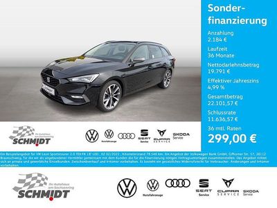 Usata Seat Leon FR 150 CV (110 kW) 2022 Nero Berlina