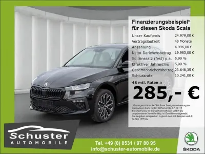 Neu Skoda Scala Tour 116 PS (85 kW) 2025 Schwarz Kleinwagen
