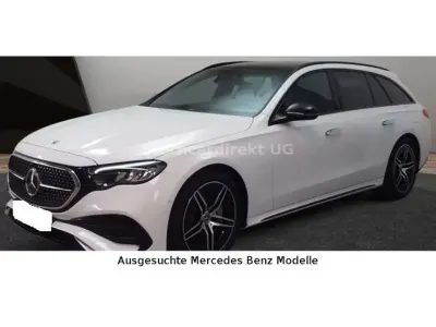 Gebraucht Mercedes E300 AMG 313 PS (230 kW) 2025 Opalithweißmetallic manufaktur (metallic) Kombi