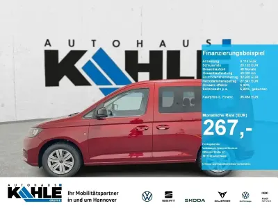 Ny VW Caddy 85 HK (62 kW) 2025 Rød MPV