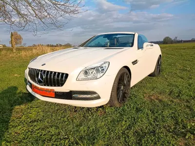 Brugt Mercedes SLK250 204 HK (150 kW) 2011 Hvid Cabriolet