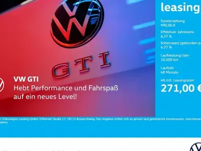 Occasion VW Golf VIII GTI 245 ch (180 kW) 2024 Gris Berline