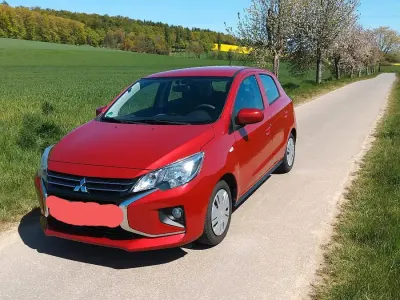 Brugt Mitsubishi Space Star 71 HK (52 kW) 2022 Rød Hatchback