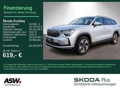 Brilliantsilber metallic Gebraucht 2025 Skoda Kodiaq Selection SUV | 54.930 €