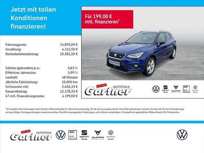 Mystery blau Gebraucht 2020 Seat Arona FR SUV | 14.895 € (Fairer Preis)