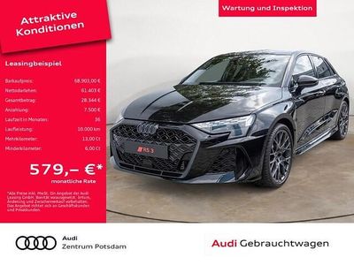 Gebraucht Audi RS3 Sportback Ambiente 400 PS (294 kW) 2025 Mythosschwarz metallic Kleinwagen