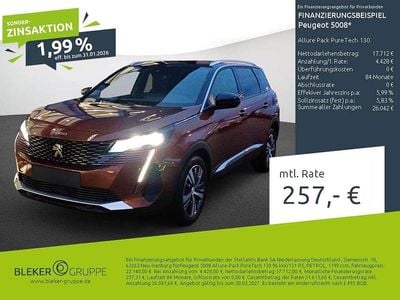 Gebraucht Peugeot 5008 Allure 131 PS (96 kW) 2023 Lackierung cuprite/metallic klarlack SUV