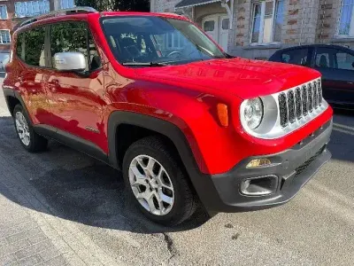 Käytetty Jeep Renegade Limited 140 HP (102 kW) 2015 Punainen Katumaasturi