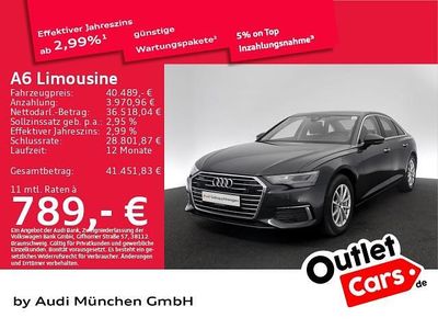 Manhattangrau metallic Gebraucht 2022 Audi A6 Design Limousine | 39.941 € (Teuer)