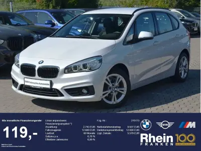 Gebraucht BMW 218 Active Tourer Advantage 150 PS (110 kW) 2016 Weiß Van / Kleinbus