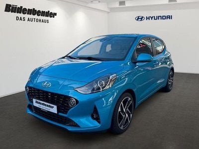 Usata Hyundai i10 Style 67 CV (49 kW) 2021 Blu Utilitaria