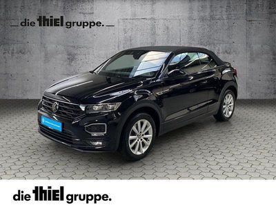 Gebraucht VW T-Roc Cabriolet R-line 150 PS (110 kW) 2021 Schwarz Cabrio
