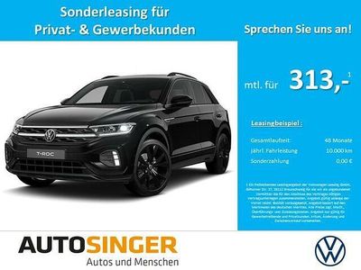 Schwarz Gebraucht 2022 VW T-Roc R-line SUV | 49.480 €