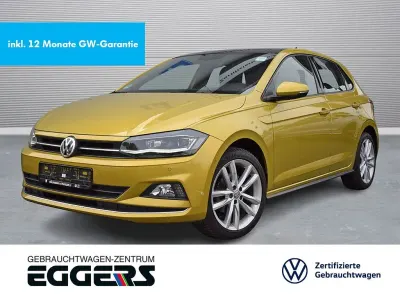Gebraucht VW Polo Highline 116 PS (85 kW) 2018 Gelb Kleinwagen