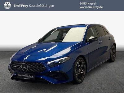 Spektralblau metallic Gebraucht 2024 Mercedes A200 Advanced Plus Limousine | 32.910 € (Etwas zu teuer)