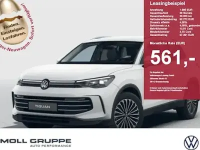 Ny VW Tiguan Elegance 150 HK (110 kW) 2025 Hvid SUV