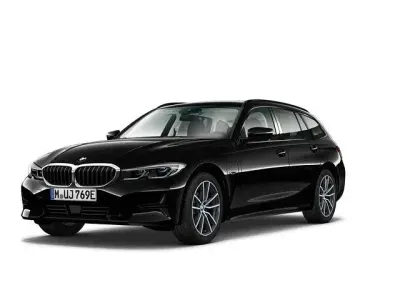 Gebraucht BMW 320e Sport Line 204 PS (150 kW) 2022 Schwarz Kombi