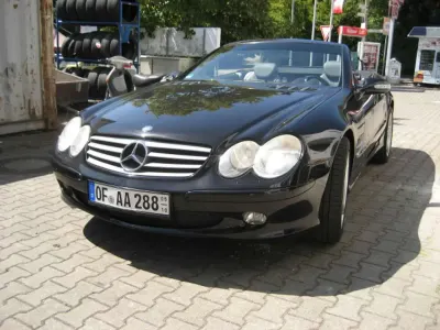 Gebraucht Mercedes SL500 306 PS (225 kW) 2003 Schwarz Cabrio