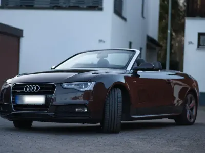 Usata Audi A5 Cabriolet S-Line 224 CV (164 kW) 2014 Marrone Cabrio