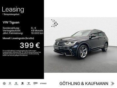 Deep black perleffekt Gebraucht 2022 VW Tiguan R-line SUV | 30.980 € (Fairer Preis)