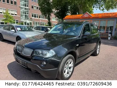 Gebraucht BMW X3 Sport Line 150 PS (110 kW) 2009 Schwarz SUV