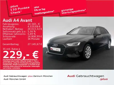 Gebraucht Audi A4 150 PS (110 kW) 2023 Brillantschwarz Kombi