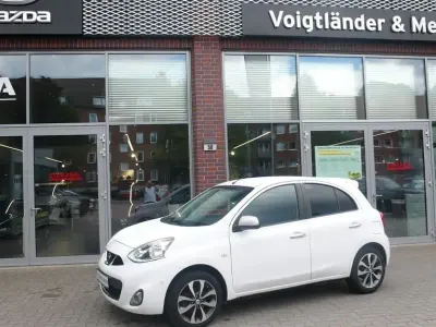 Gebraucht Nissan Micra N-TEC 80 PS (58 kW) 2016 Weiß Kleinwagen