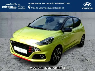 Neu Hyundai i10 N Line 90 PS (66 kW) 2026 Lucid lime/ phantom black Kleinwagen