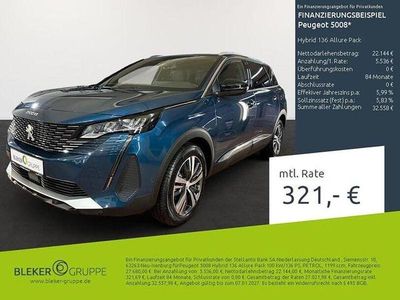 Met. celebes blau Gebraucht 2024 Peugeot 5008 Allure Van / Kleinbus | 27.680 €