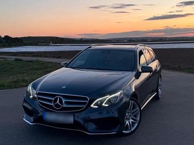 Usata Mercedes E250 AMG line 204 CV (150 kW) 2014 Grigio Station wagon