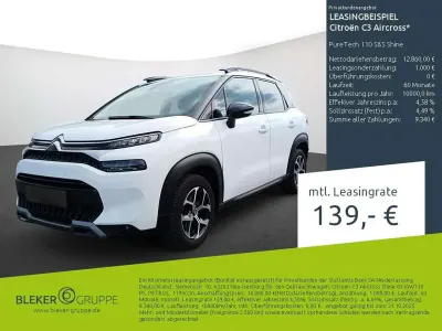 Brugt Citroën C3 Aircross Shine 110 HK (80 kW) 2023 Hvid SUV
