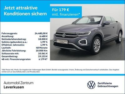 Gebraucht VW T-Roc Cabriolet 116 PS (85 kW) 2024 Grau Cabrio