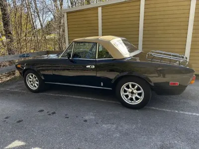 Usata Fiat 124 Spider 105 CV (77 kW) 1981 Nero Cabrio