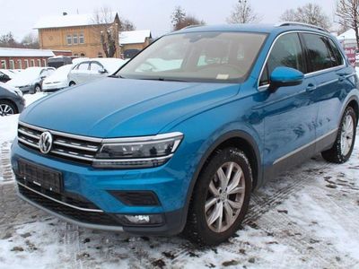 Blau Gebraucht 2017 VW Tiguan Highline SUV | 19.999 € (Fairer Preis)