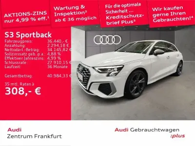 Brugt Audi S3 Sport 310 HK (228 kW) 2024 Hvid Sedan
