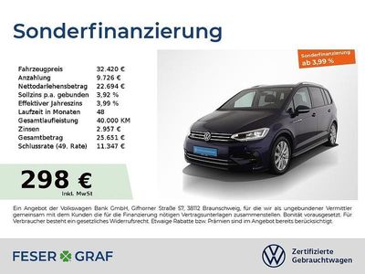 Gebraucht VW Touran R-line 150 PS (110 kW) 2025 Atlantik blue metallic Van / Kleinbus