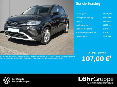 Gebraucht VW T-Cross Goal 95 PS (69 kW) 2025 Schwarz SUV