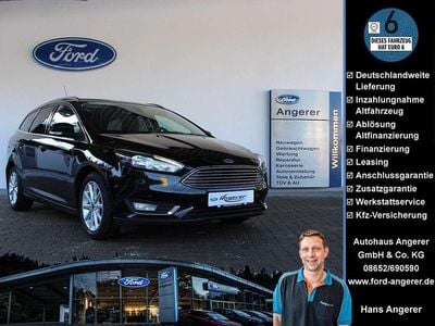 Iridiumschwarz metallic Gebraucht 2016 Ford Focus Titanium Kombi | 11.490 € (Fairer Preis)