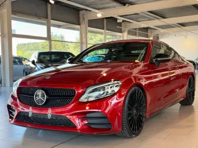 Gebraucht Mercedes C400 AMG line 333 PS (244 kW) 2018 Rot Coupé