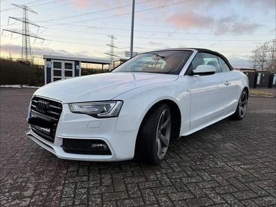 Gebraucht Audi A5 Cabriolet S-Line 177 PS (130 kW) 2014 Weiß Cabrio