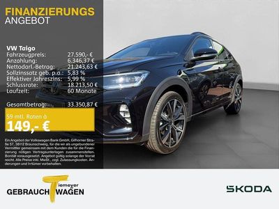 Neu VW Taigo R-line 116 PS (85 kW) 2026 Schwarz SUV