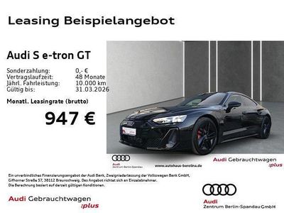 Schwarz Gebraucht 2025 Audi e-tron GT quattro Ambiente Limousine | 101.321 € (Fairer Preis)