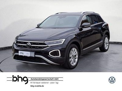 Schwarz Gebraucht 2022 VW T-Roc Style SUV | 21.450 € (Fairer Preis)