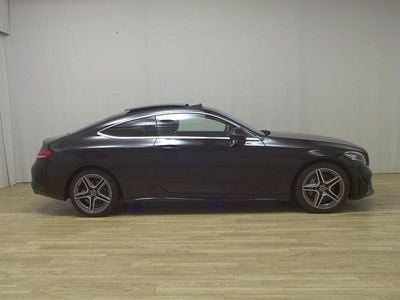 Schwarz uni Gebraucht 2022 Mercedes C180 AMG line Coupé | 23.980 € (Superpreis)