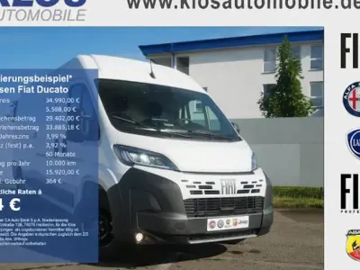 Neu Fiat Ducato Easy 140 PS (102 kW) 2025 Weiß Van