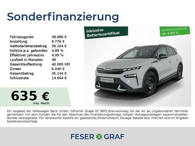 Gebraucht Skoda Elroq First Edition 210 kW (286 PS) 2025 Moon weiss perleffekt SUV