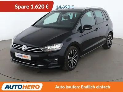Gebraucht VW Golf Sportsvan Allstar 125 PS (91 kW) 2016 Schwarz Van / Kleinbus