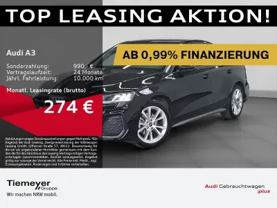Gebraucht Audi A3 S-Line 150 PS (110 kW) 2024 Schwarz Limousine