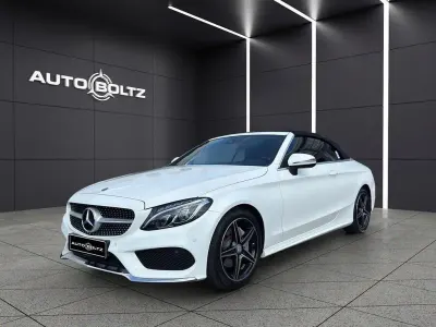 Gebraucht Mercedes C180 AMG line 156 PS (114 kW) 2017 Weiß Cabrio