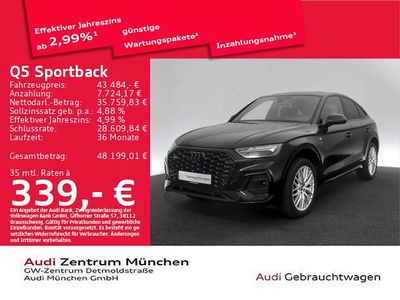 Second-hand Audi Q5 S-Line 204 CP (150 kW) 2023 Negru SUV